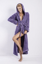Diana халат махровий довгий фіолетовий DKaren фіолетовий